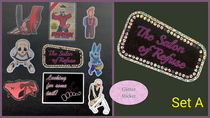 [CLEARANCE] Salon of Refuse Sticker Packs product image (2)