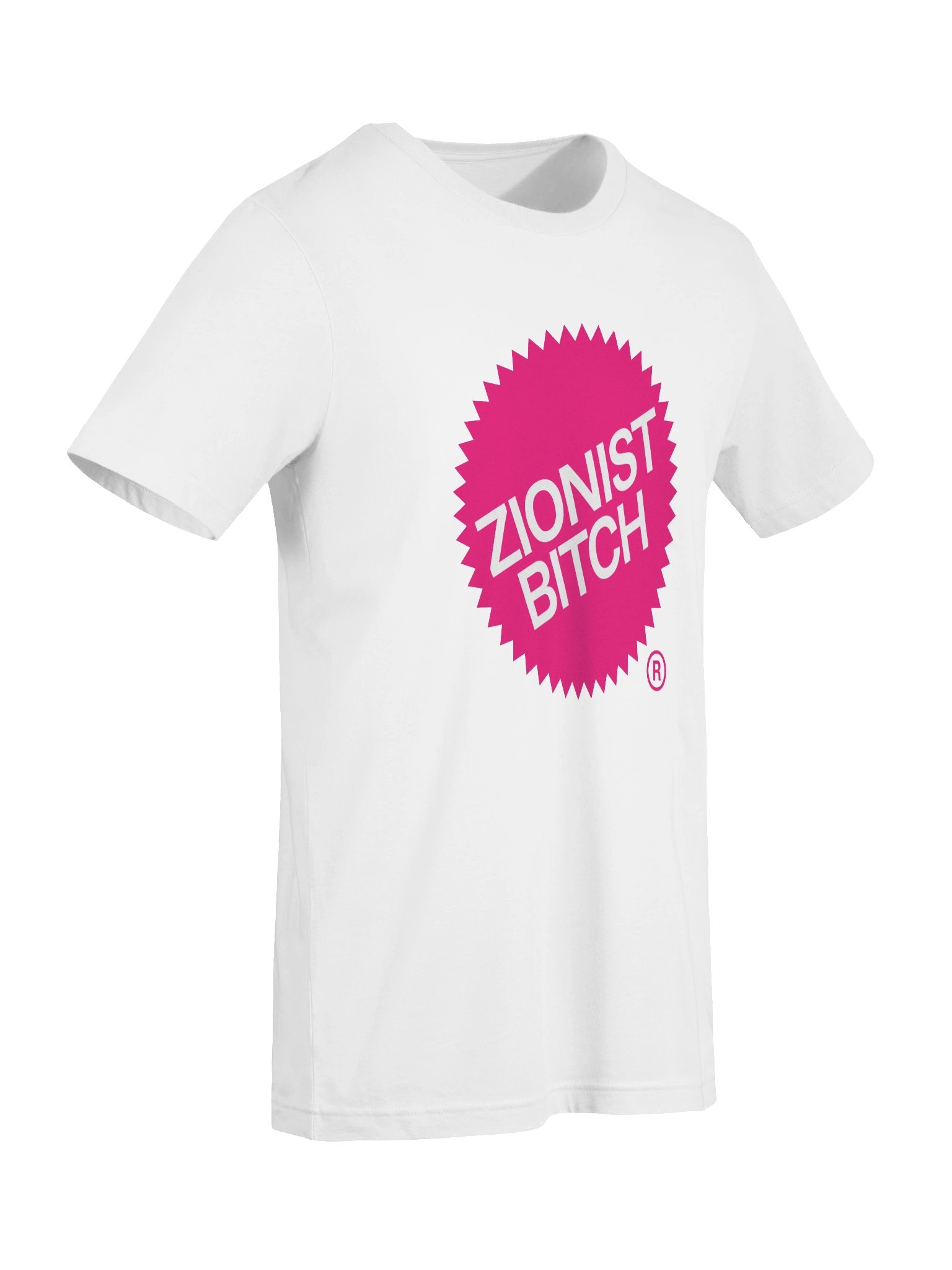 Zionist Bitch Label Tee (White) product image (7)