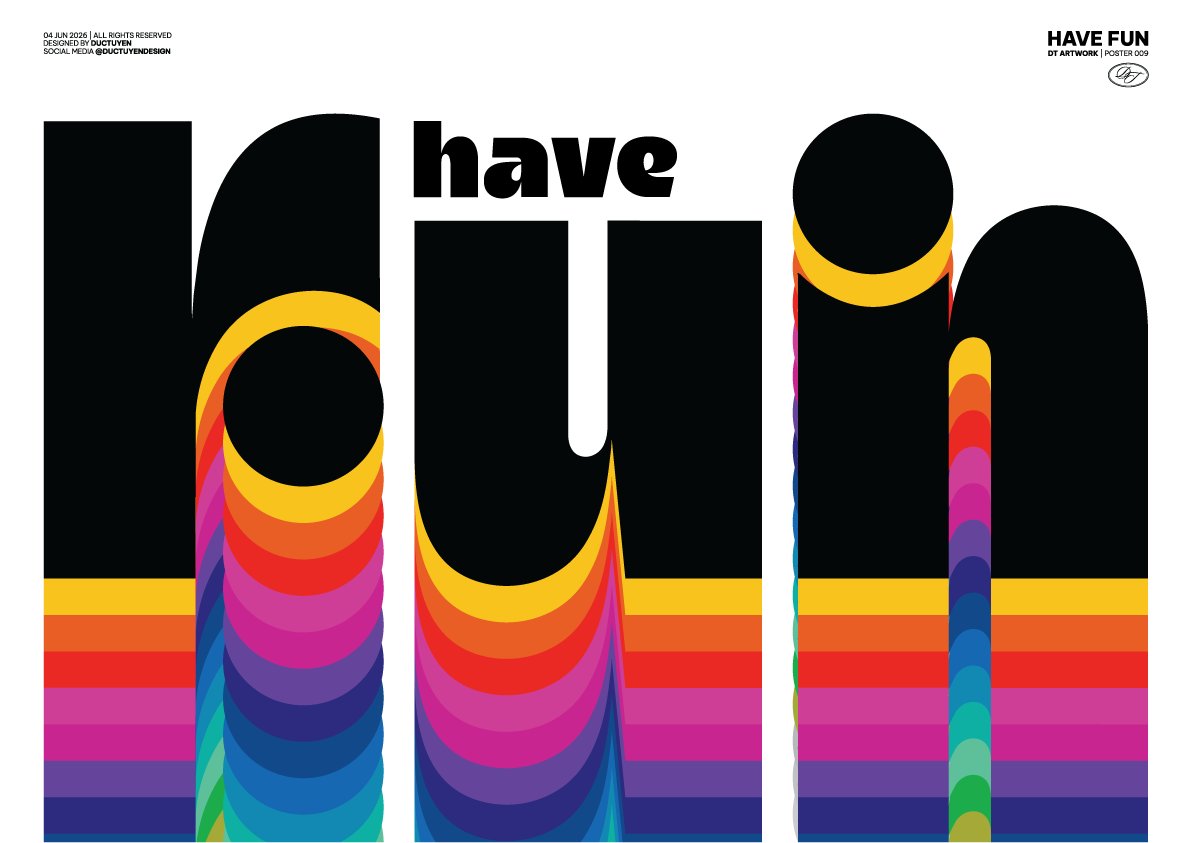 "Have Fun" Print Poster (Unframe) product image (1)