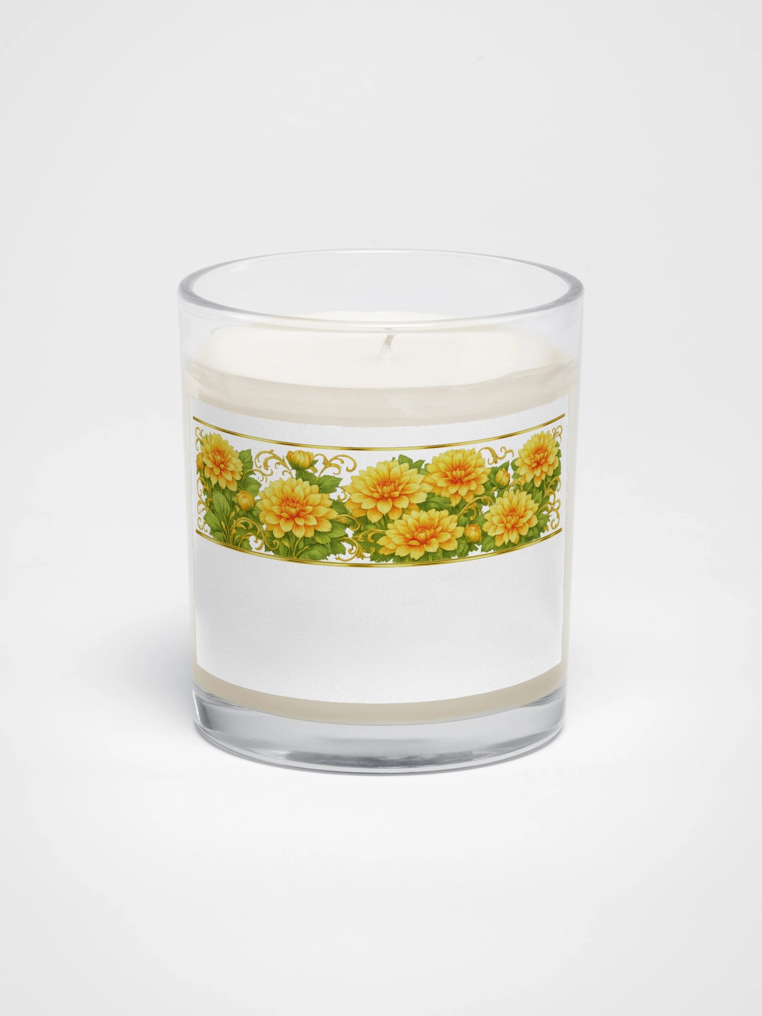Golden Blossom Border Candle product image (1)