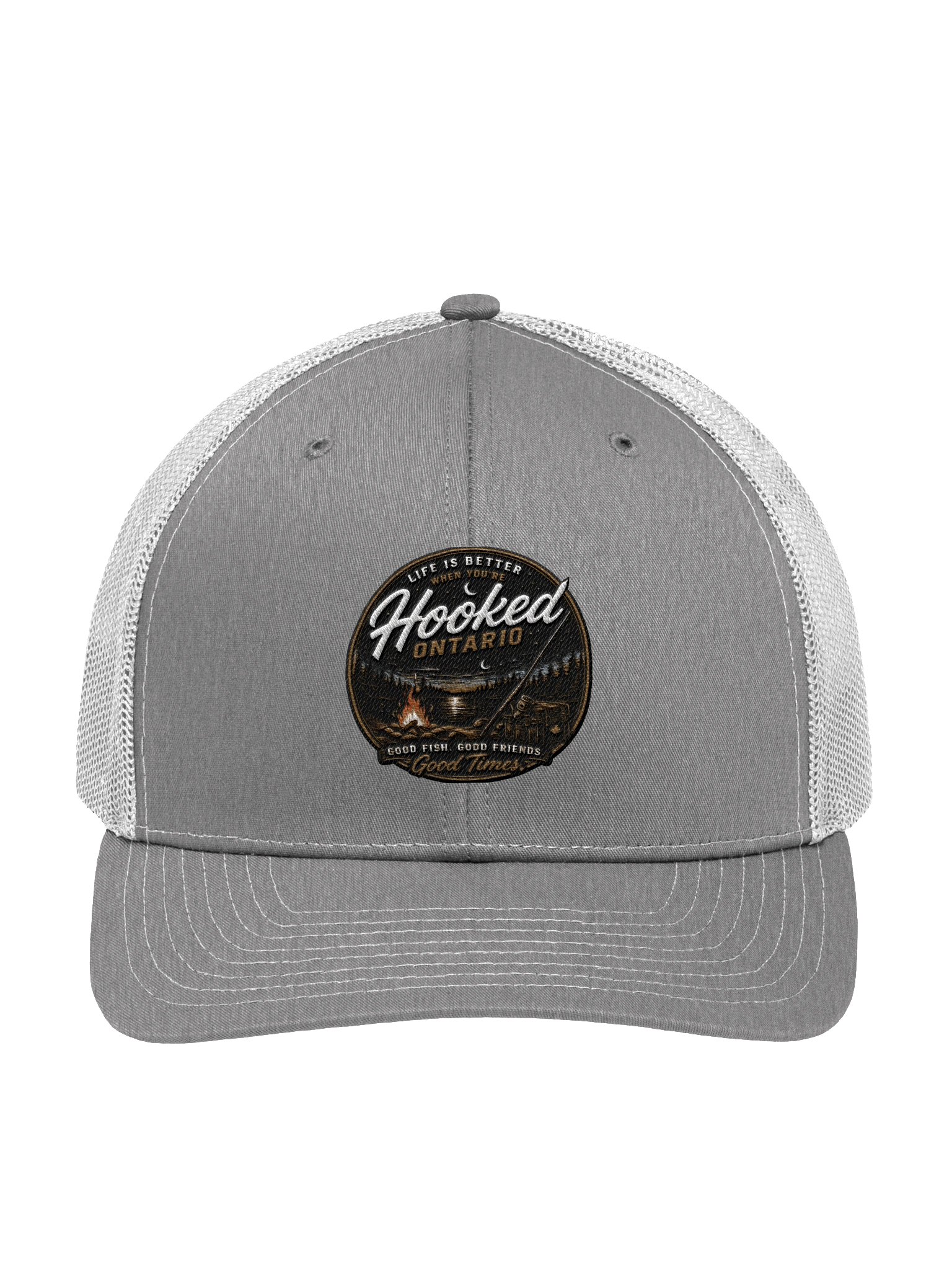 Hooked Ontario Fishing Trucker Hat