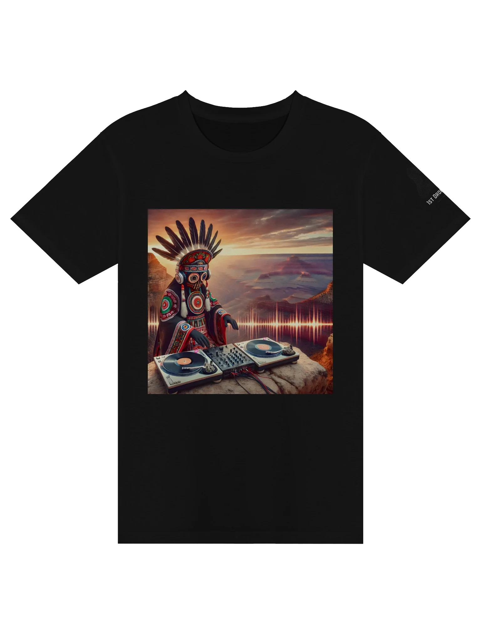 Turntable Kachina Grand Canyon Strawberry Daiquiri T-shirt — view 2
