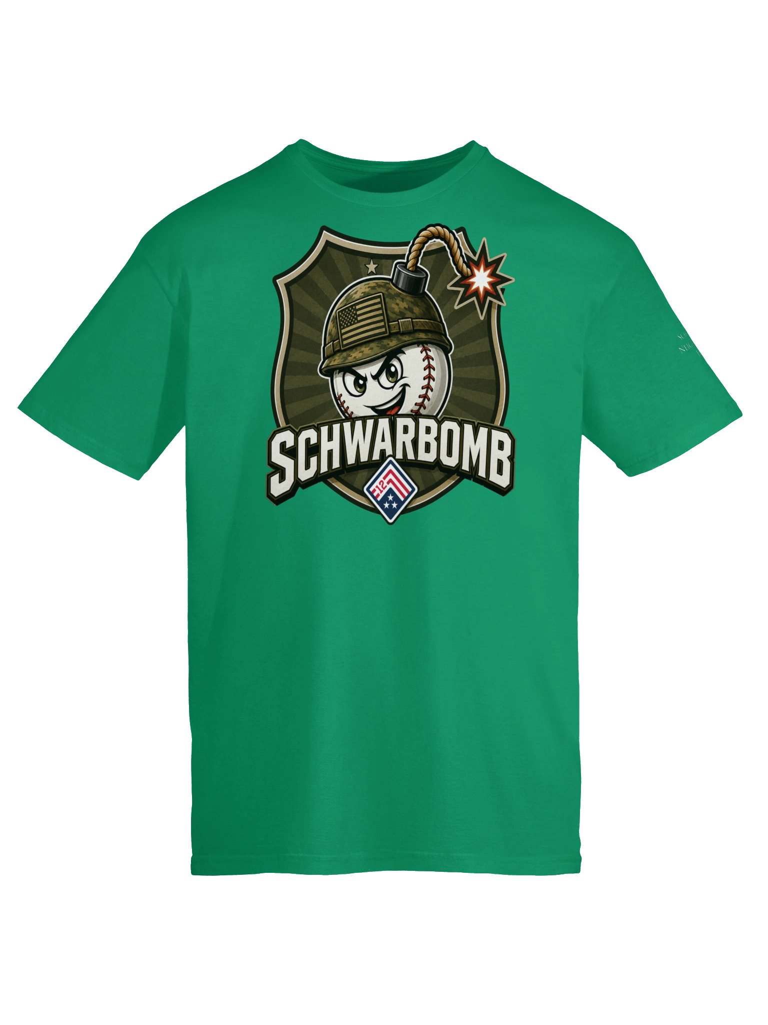 Schwarbomb Buddy ADULT Tee (Military) product image (5)