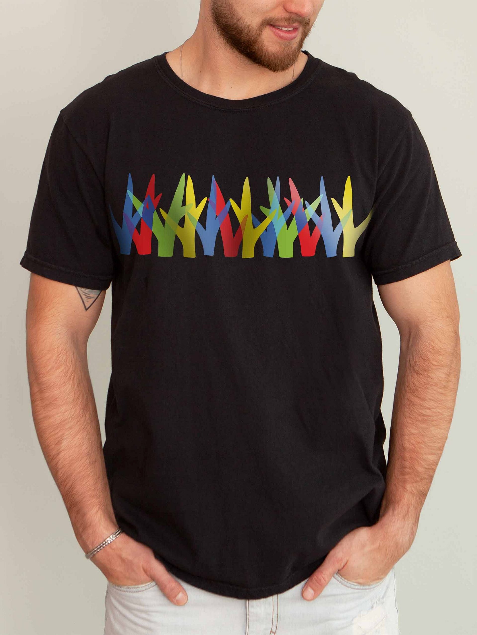 Acropora Coral Spectrum T-Shirt for Reef Aquarium Lovers product image (2)