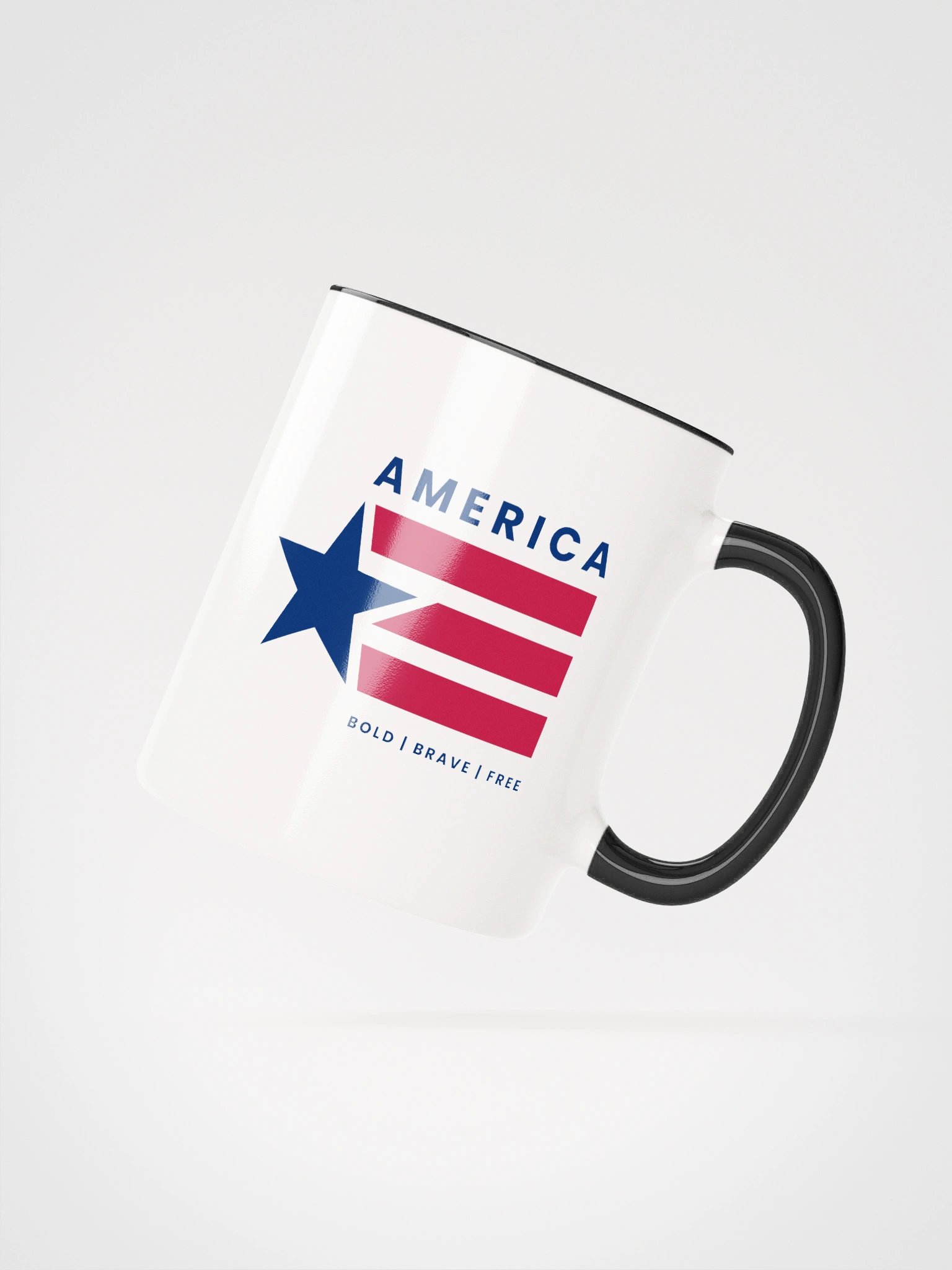 Bold Brave and Free Ceramic Mug product image (11)