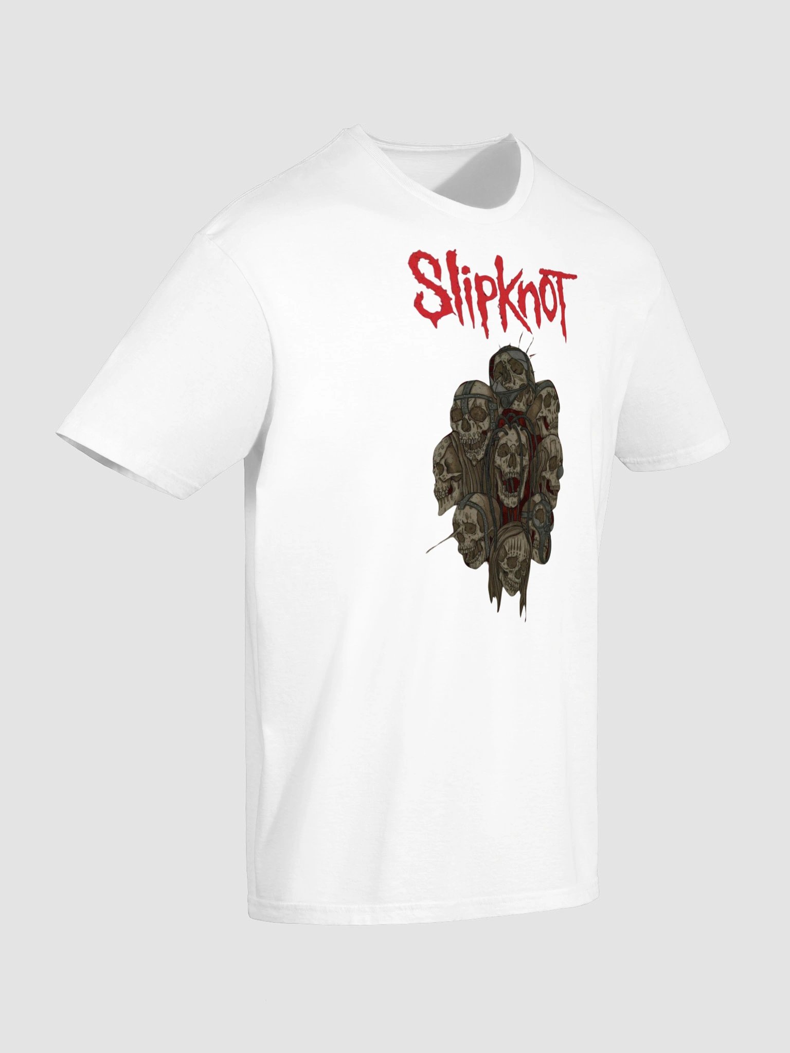 Slipknot T-Shirt Nine Members Skull Portrait Dark Art | Corey Taylor Nu Metal Graphic Tee | Heavy Metal Maggot Collector Shirt product image (8)