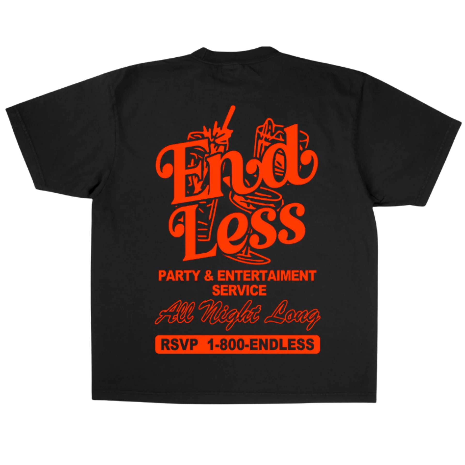 Endless Hotline "Black" Heavyweight Tee product image (3)