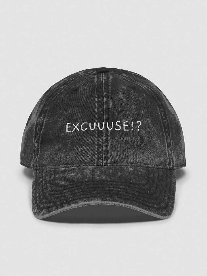 EXCUSE Embroidered Cap product image (1)