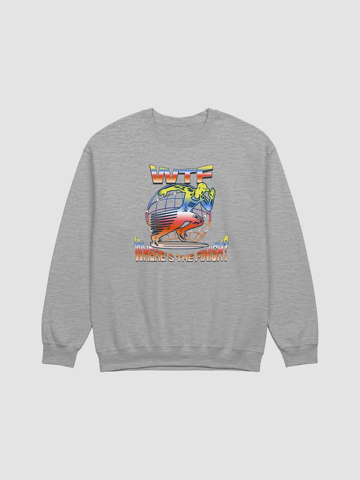 WTF Where's The Finish? Runner Globe Graphic Sweatshirt product image (1)