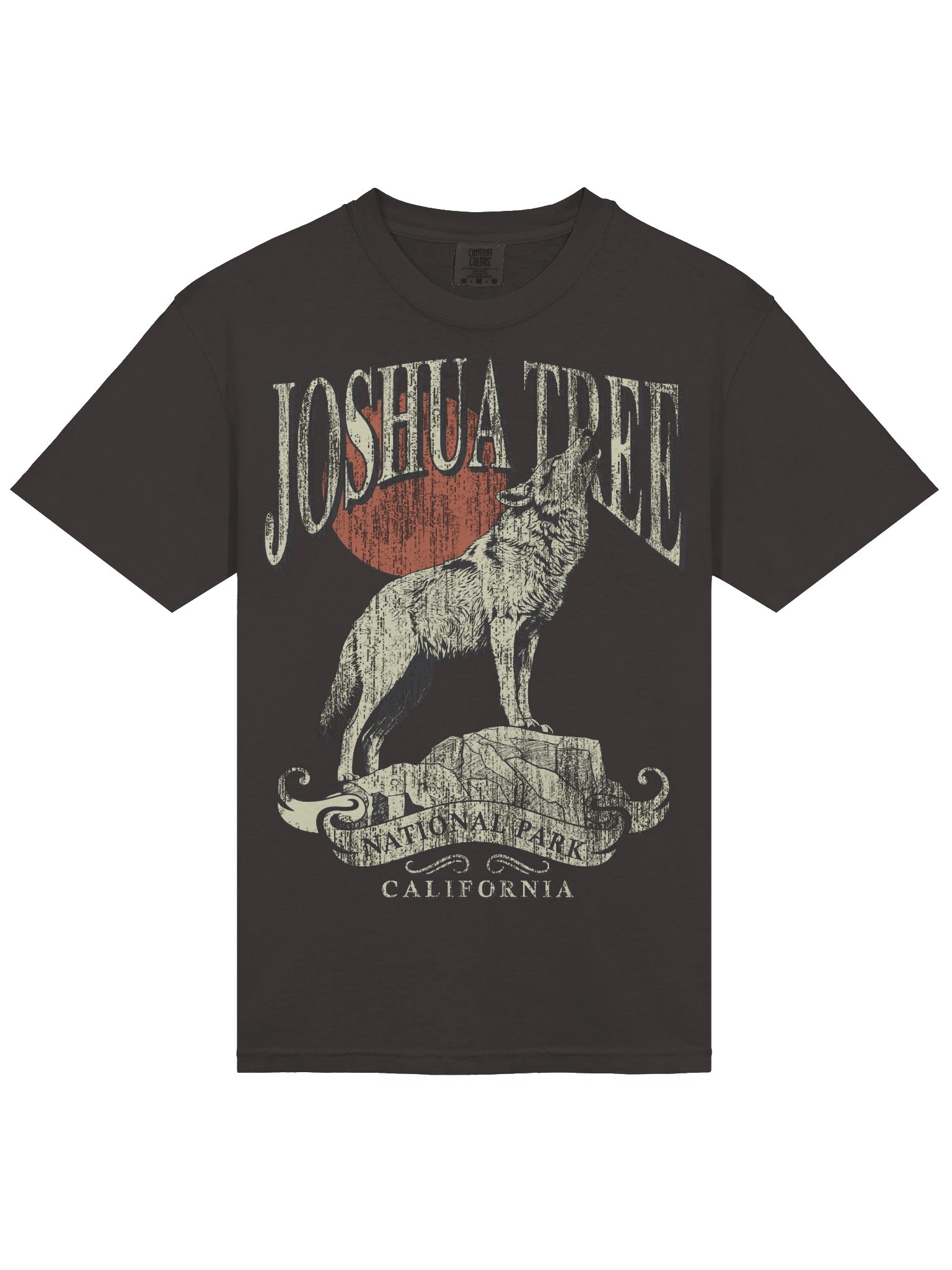 Joshua Tree National Park Shirt – Vintage Howling Wolf Graphic Tee California product image (7)