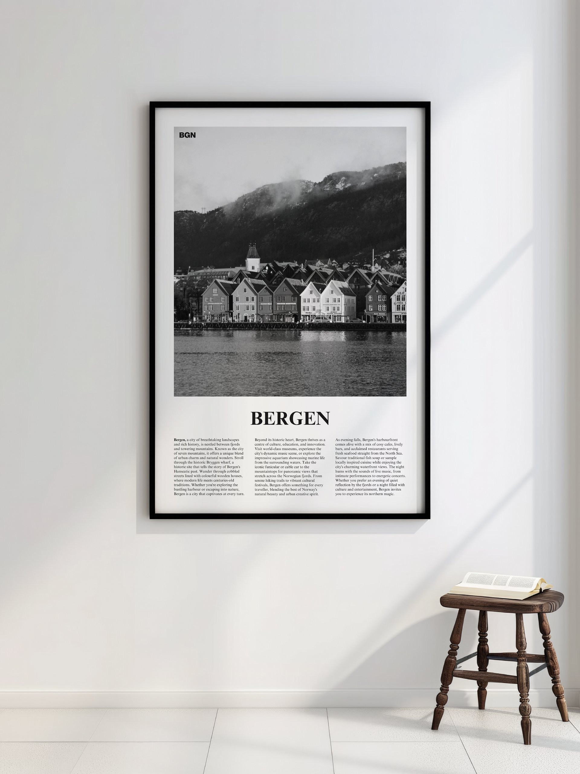Bergen 01 Newspaper Poster product image (2)