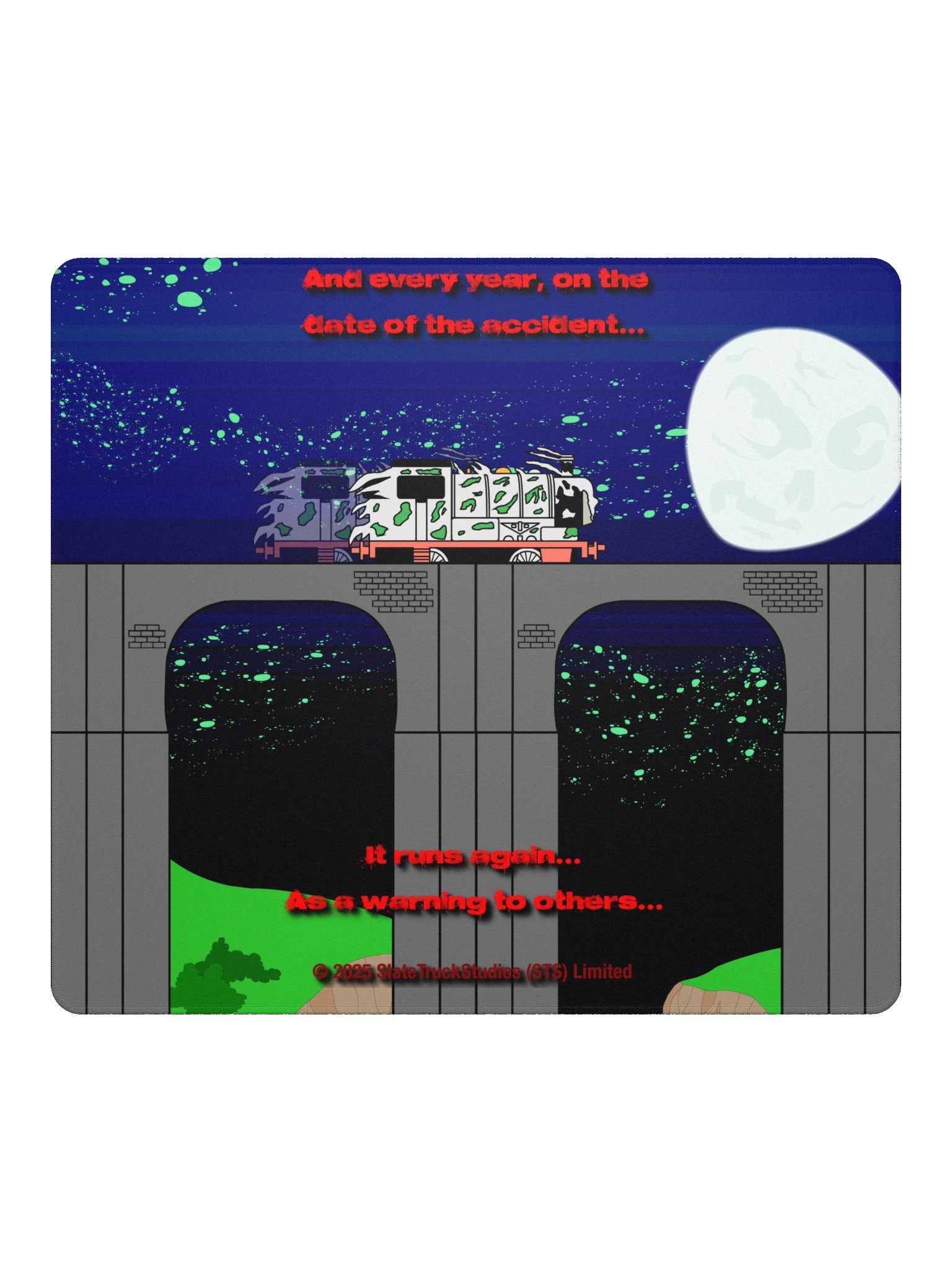 Ghostly Trick Mouse Mat product image (2)