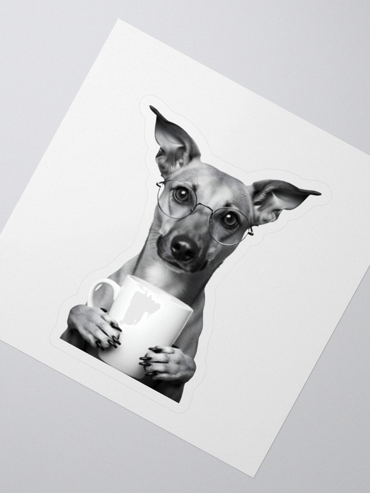 Potcake and Coffee Sticker product image (2)