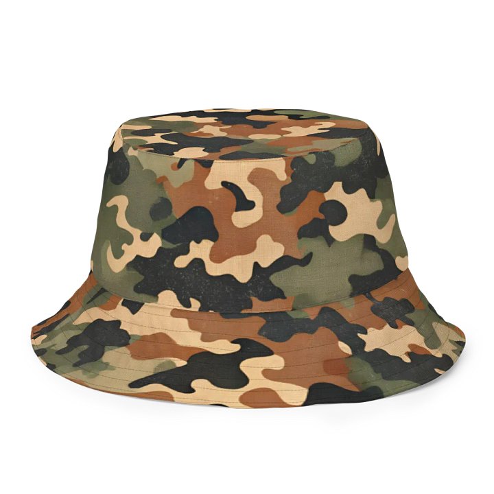Versatile Camo Reversible Bucket Hat product image (2)