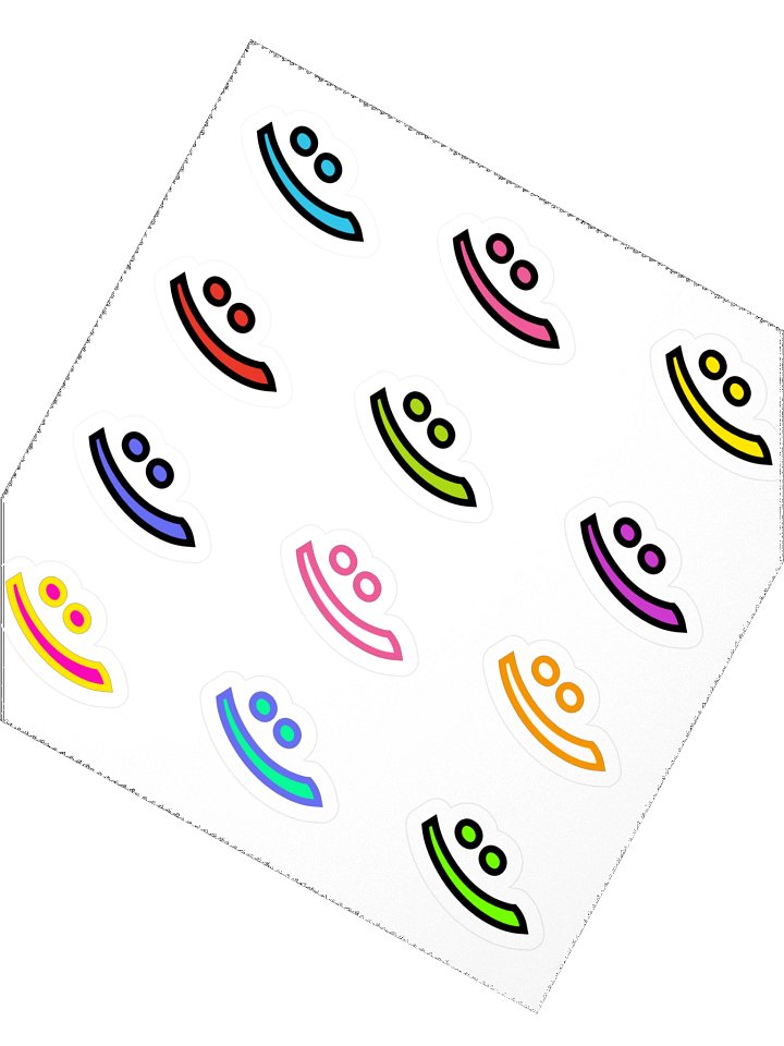 Smiley Stickers 12PK product image (2)