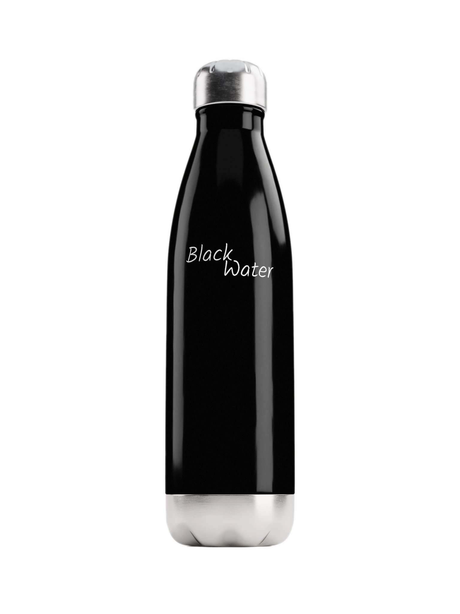 Stainless steel bottle - black - BLACK WATER product image (1)
