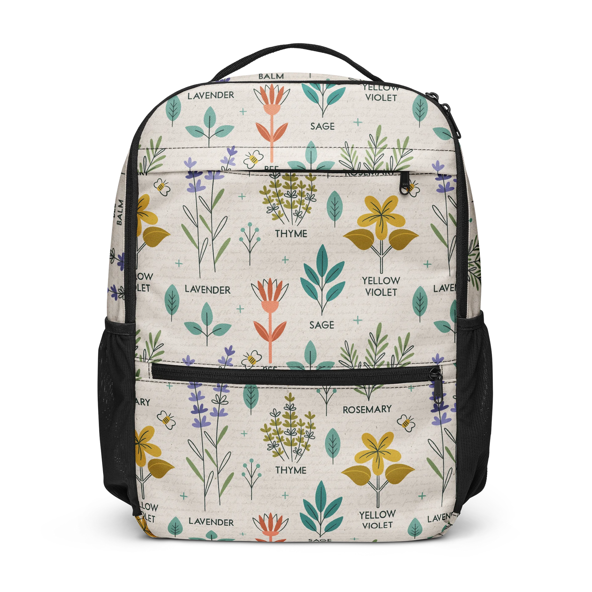 Retro Herbarium Botanicals Utility Backpack product image (1)