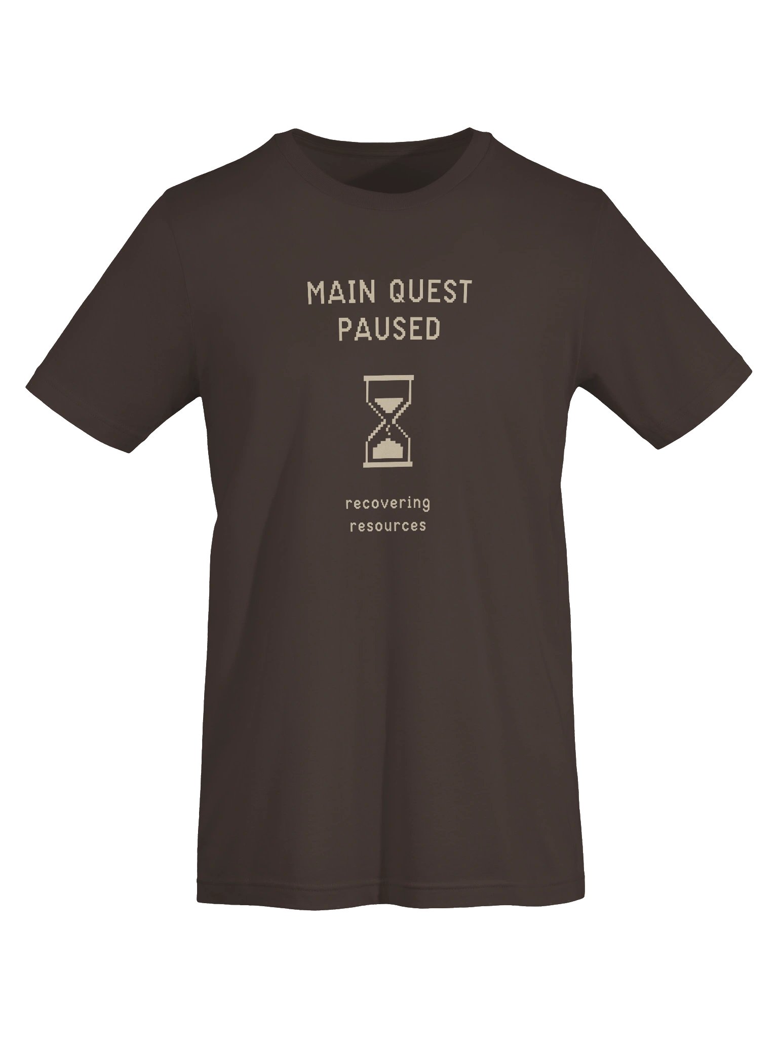 Main Quest Paused Shirt | Chronic Illness Recovery & Spoonie Humor Tee product image (5)