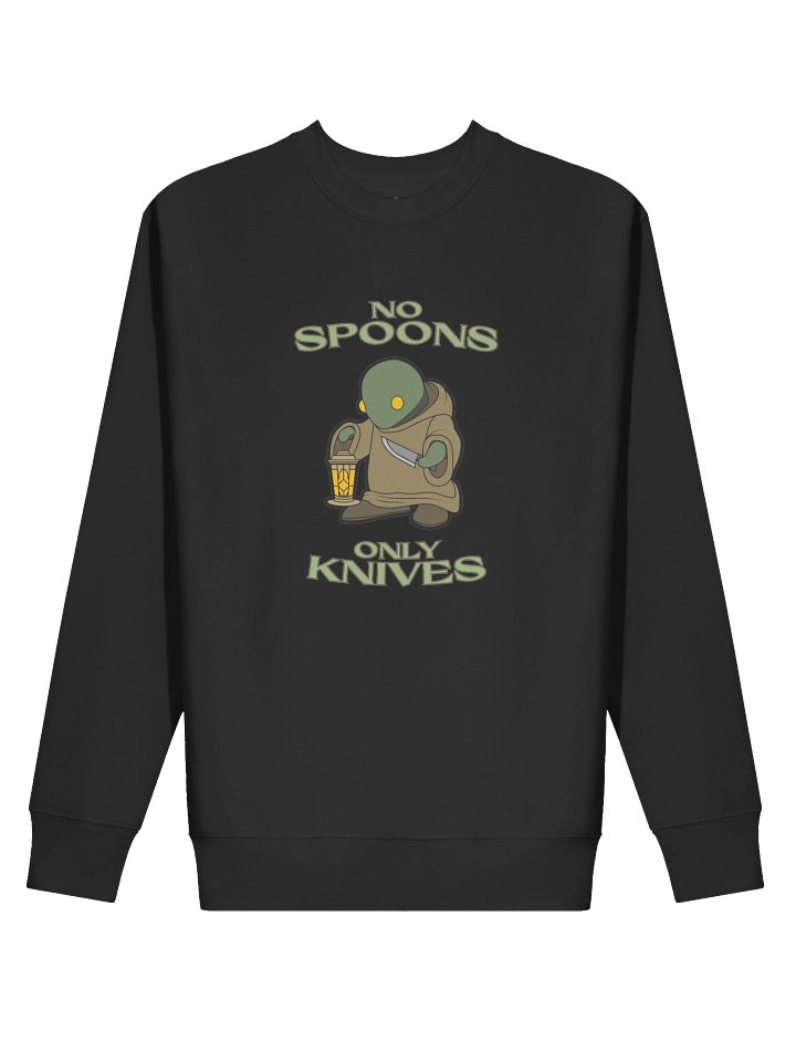 No spoons, only knives! Sweatshirt edition! product image (9)
