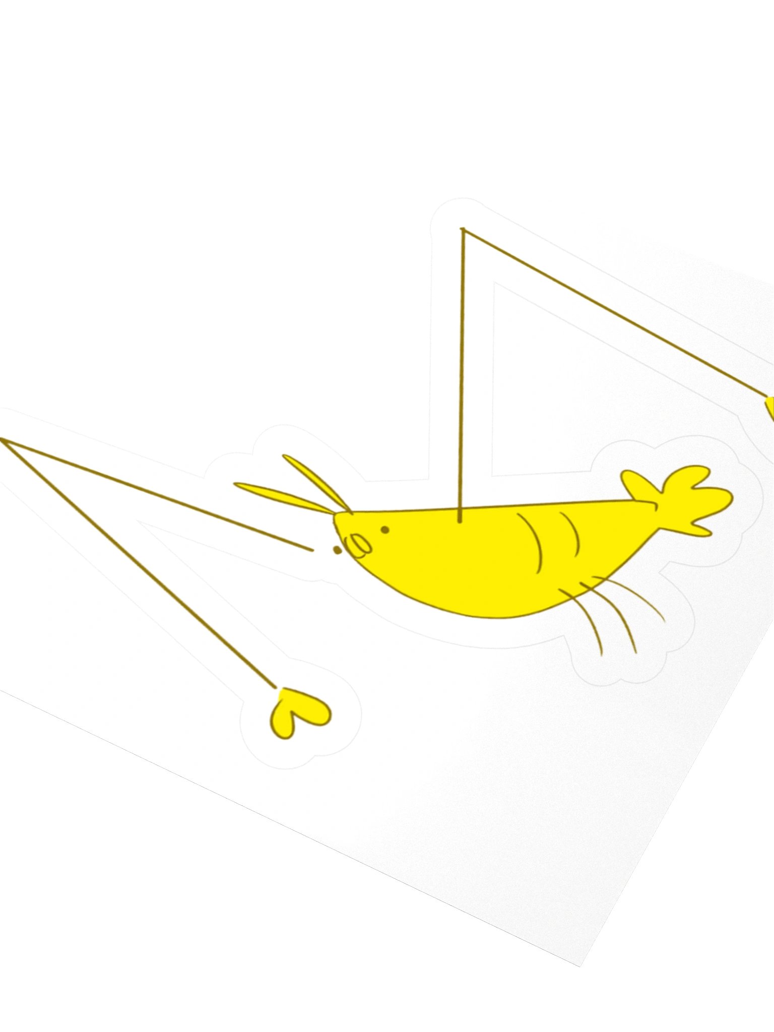 SHRAMPS - Yellow Sticker product image (3)