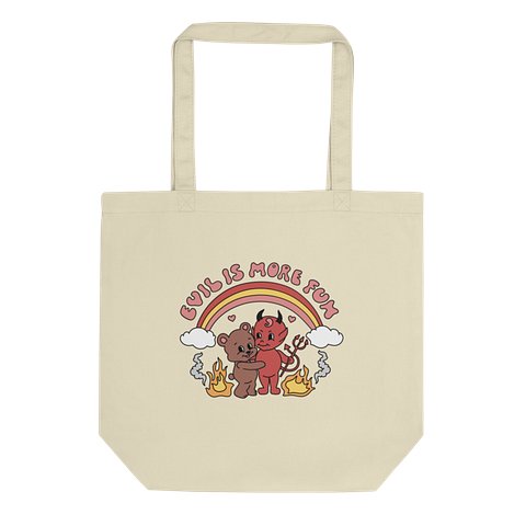 Evil Is More Fun Eco Tote Bag product image (1)
