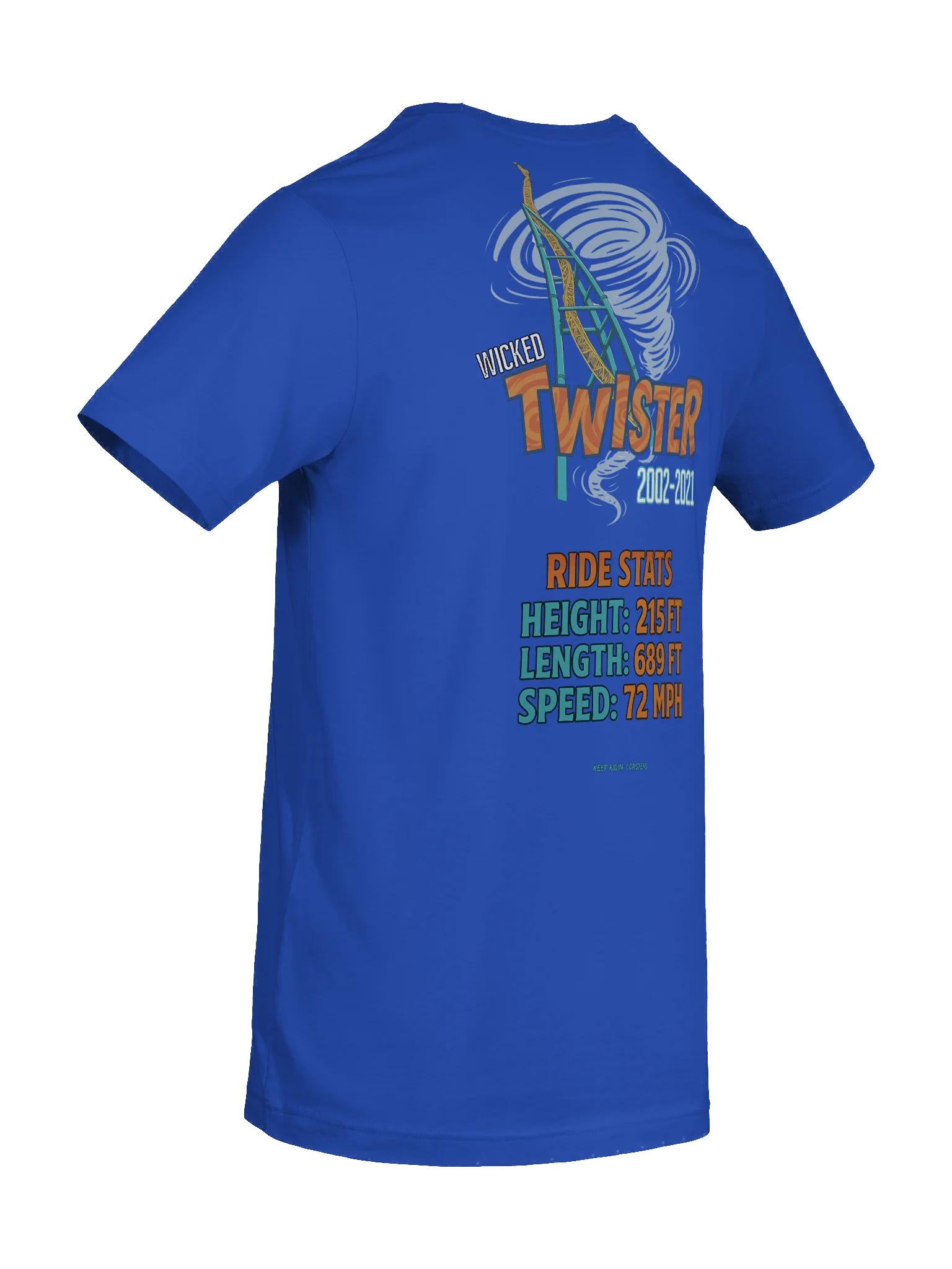 Wicked Twister 2002-2021 Roller Coaster T-Shirt product image (10)
