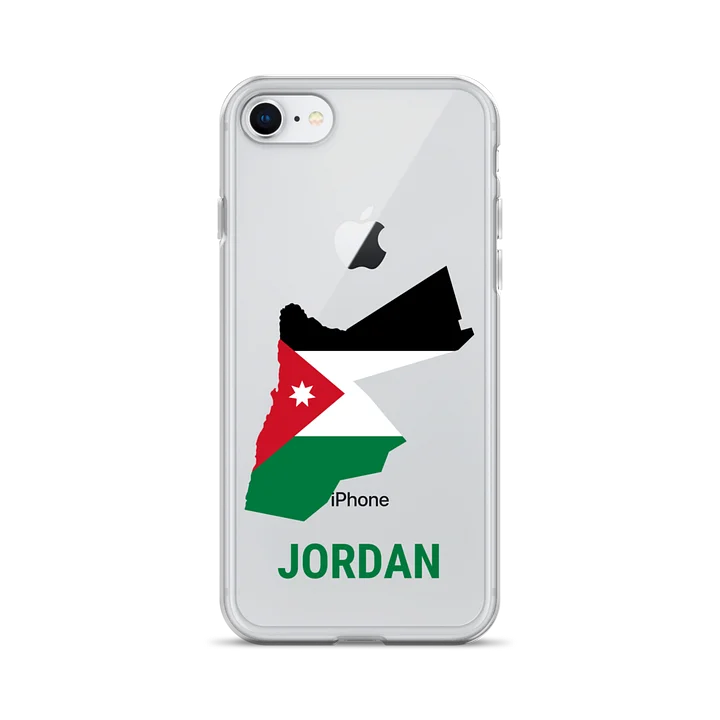Jordan 2026 World Cup Flag iPhone Tough Case - Jordan Soccer Phone Cover - Dual Layer Protective Case product image (1)