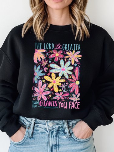 Greater Than the Giants Women’s Sweatshirt product image (2)