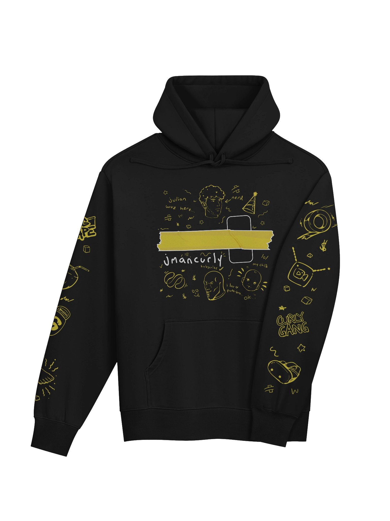 Premium Doodle Tape Hoodie product image (3)