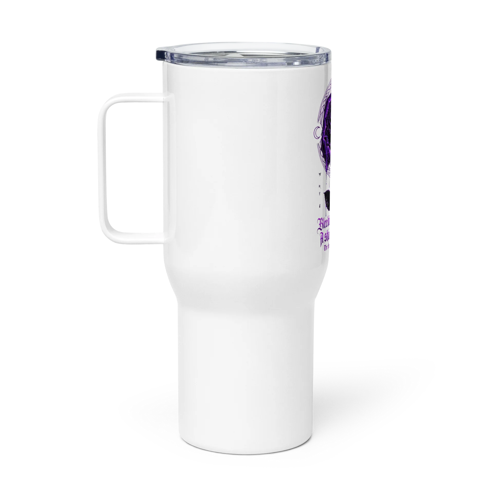 Neon Gothic Rose Travel Mug product image (1)