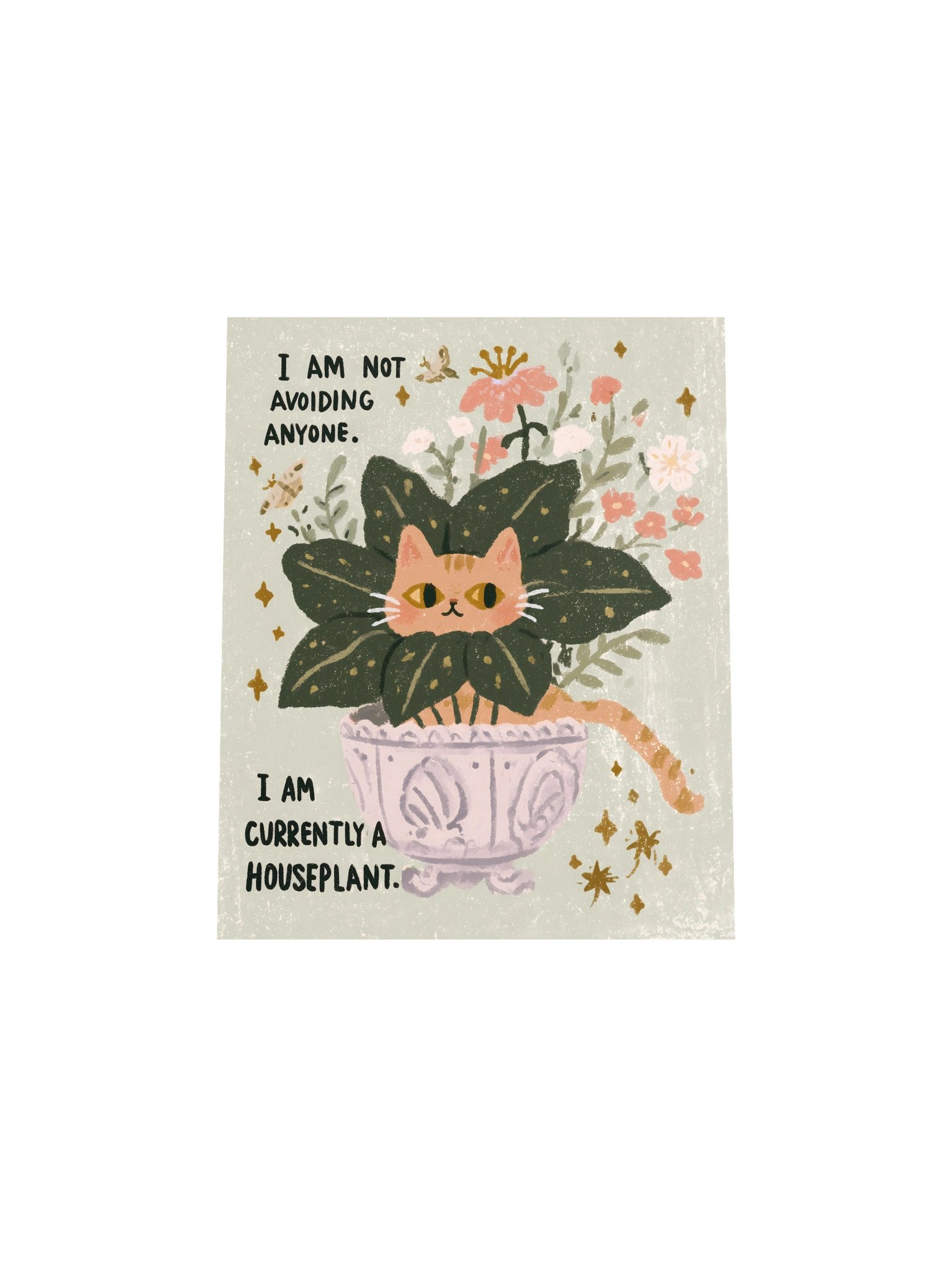 Houseplant Cat Poster product image (22)