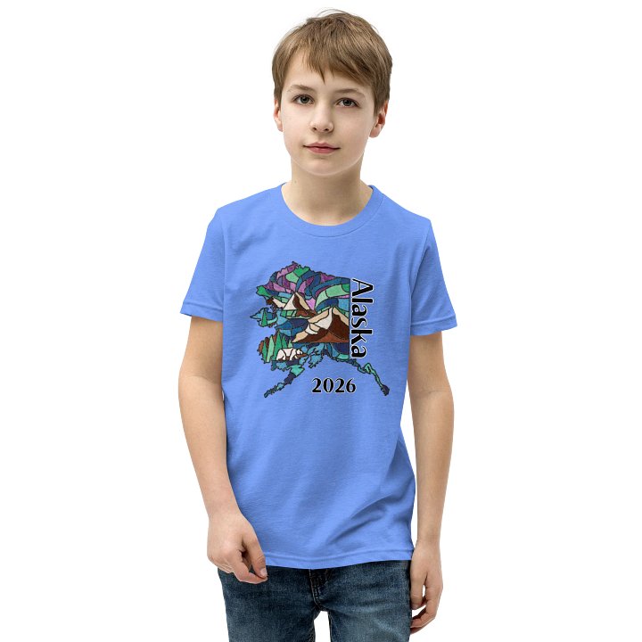 Great Alaskan Family Adventure: Stained Glass Youth Matching Tees product image (26)