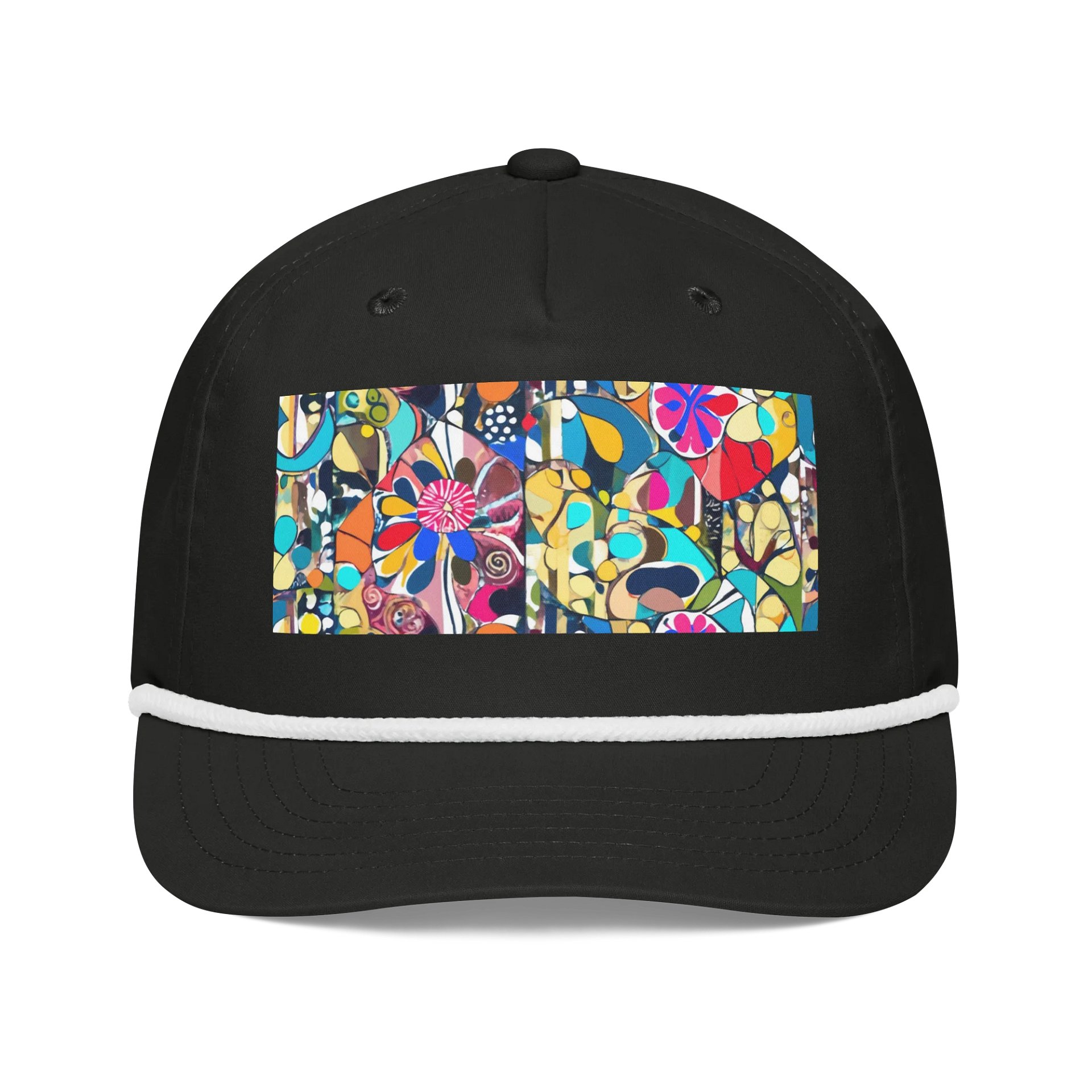 Vibrant Geometric Floral Cap product image (1)