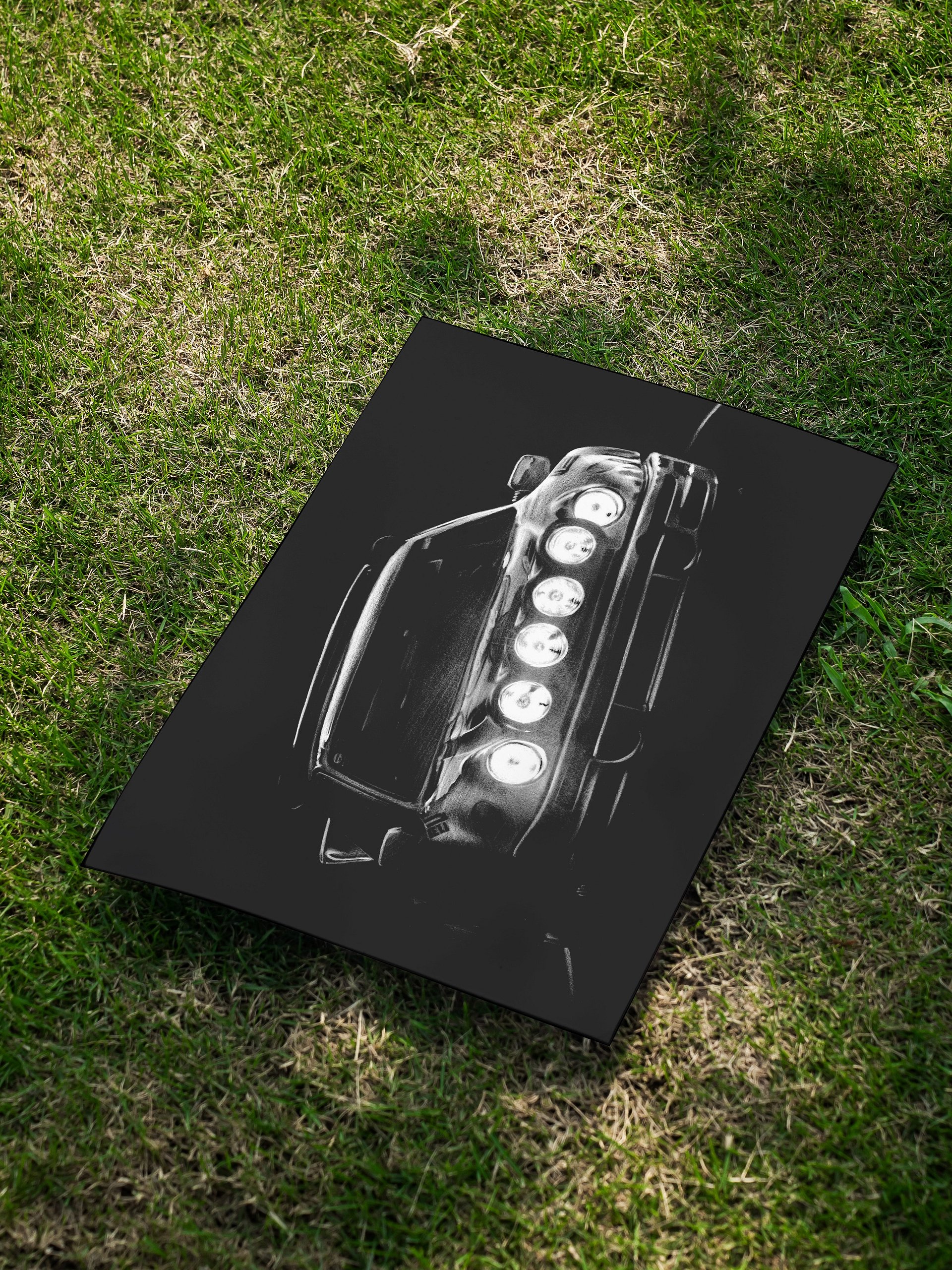 Ford RS200 night rally - A3 Print product image (3)