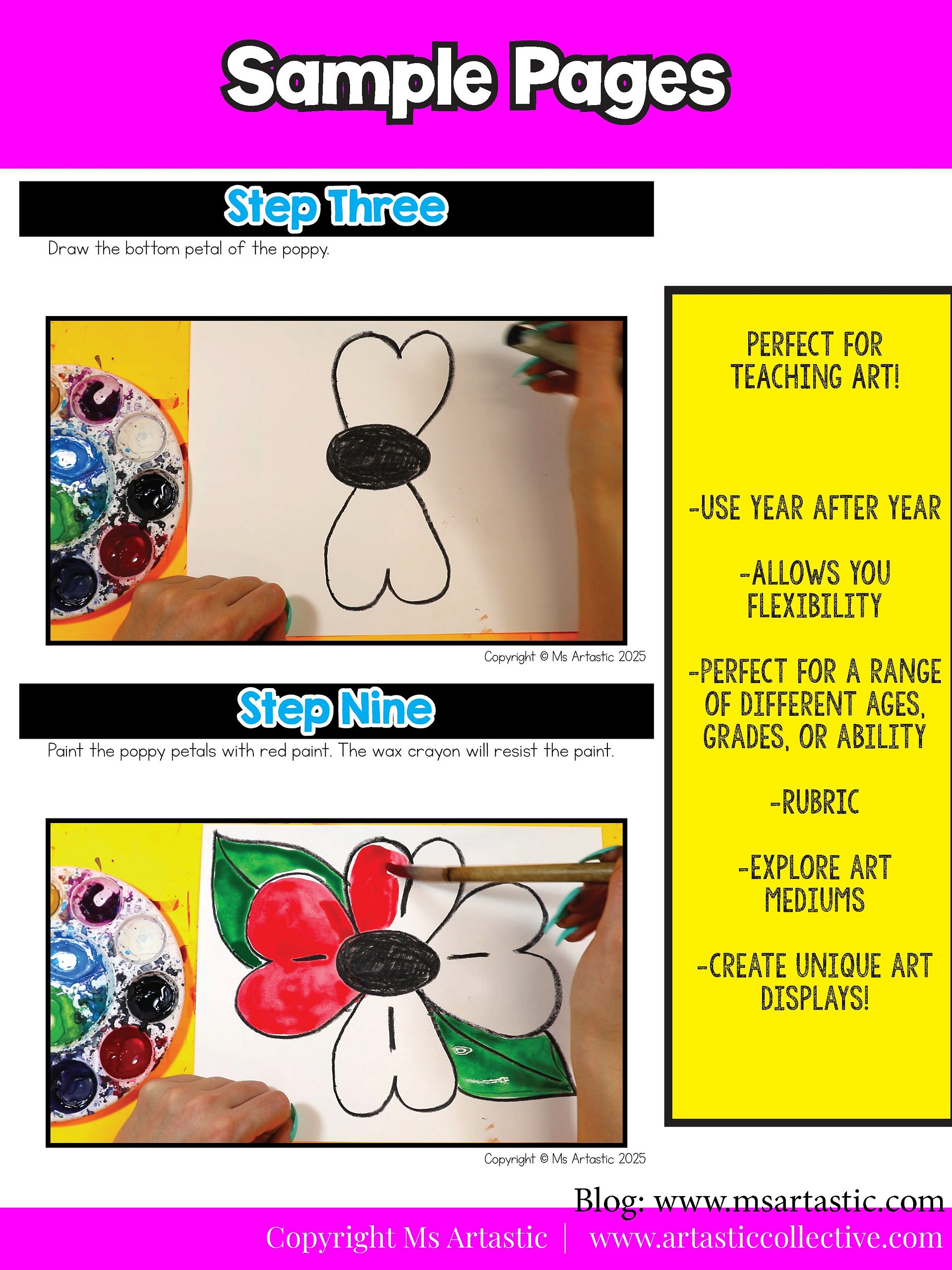 Poppy Art Lesson Remembrance Day Art Memorial Day Art Project Writing Reading K-3 product image (7)