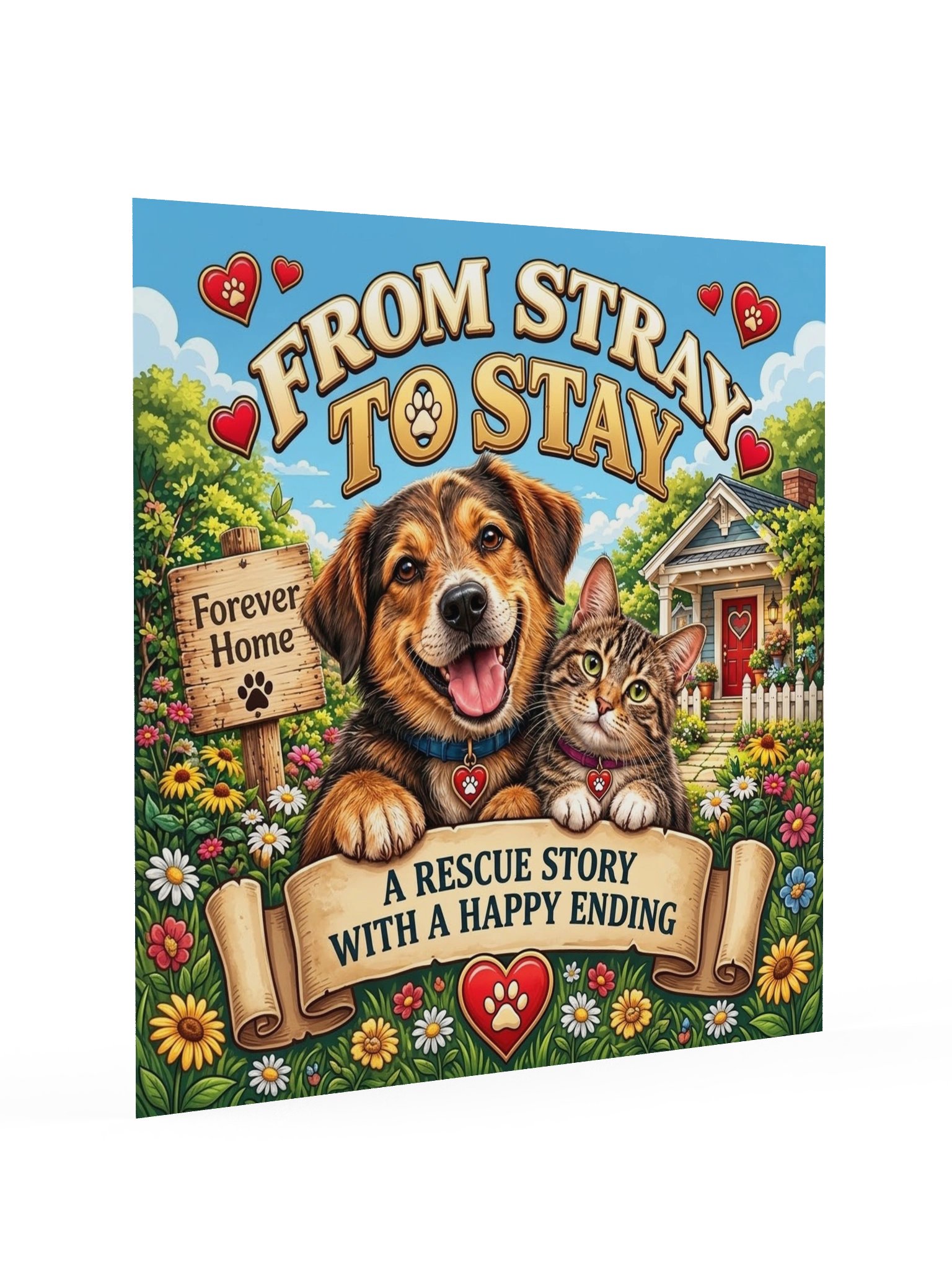 From Stray to Stay Rescue Poster product image (2)