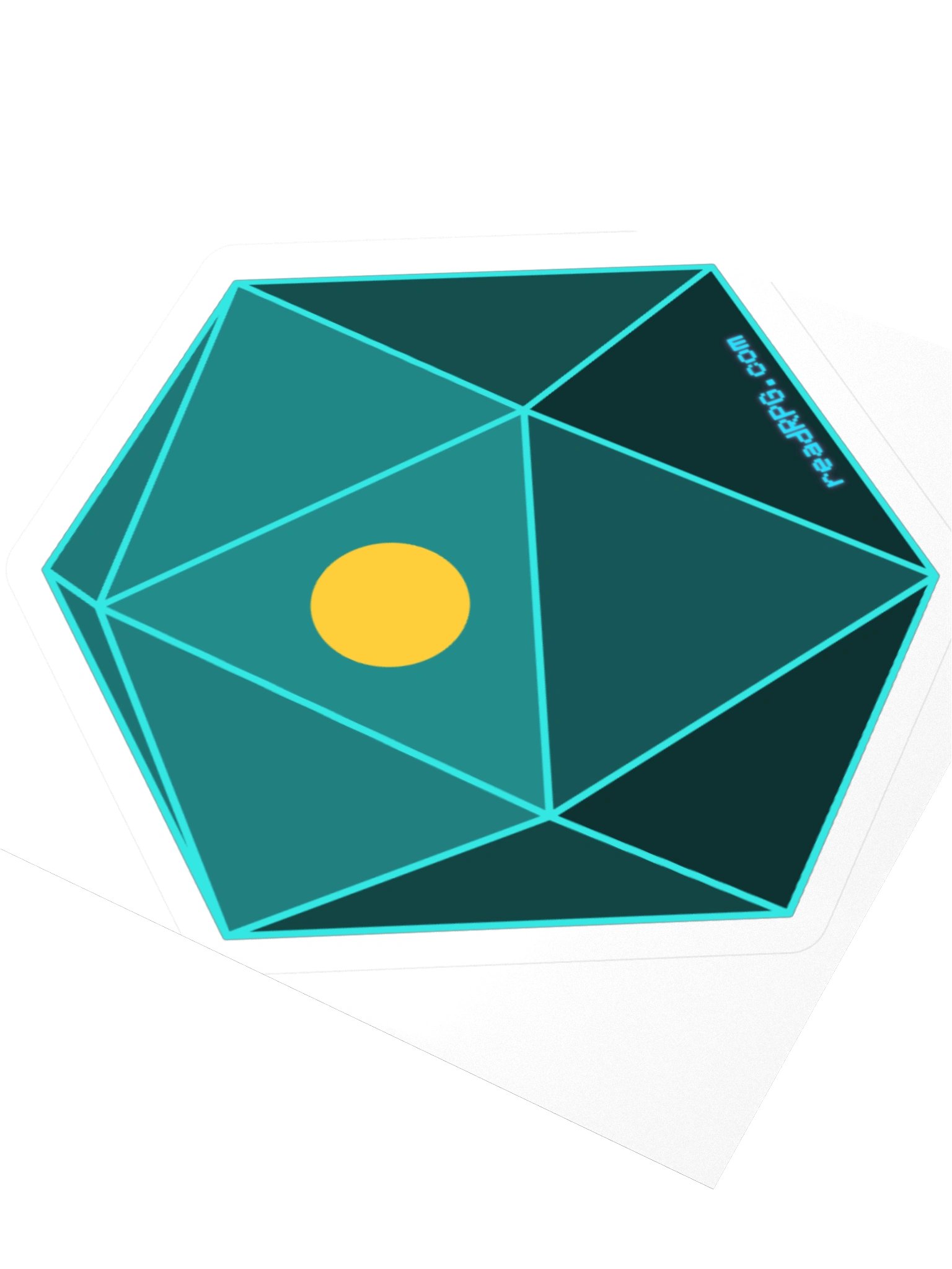 Solid D20 Sticker product image (3)