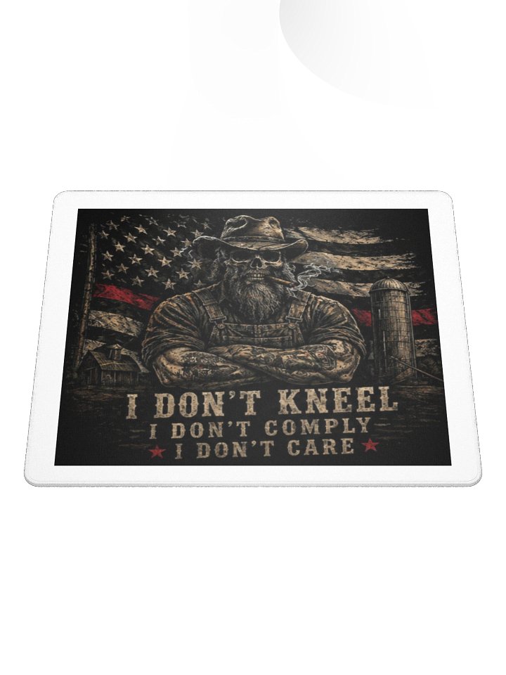I Dont Kneel - I Dont Comply Gaming Mouse Pad product image (1)