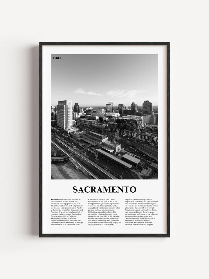 Sacramento 02 Newspaper Poster product image (1)