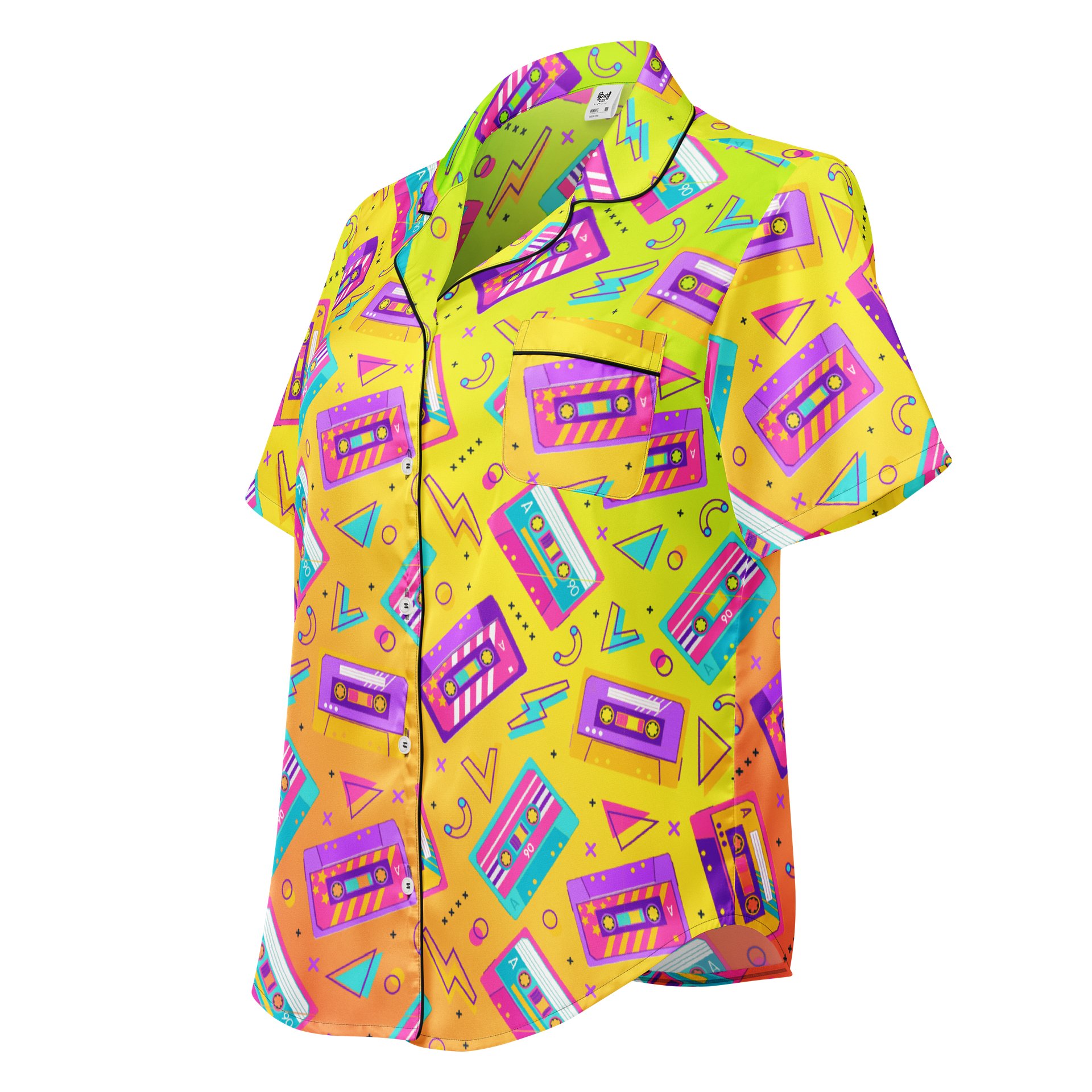 Cassette Tape Pajama Shirt product image (1)