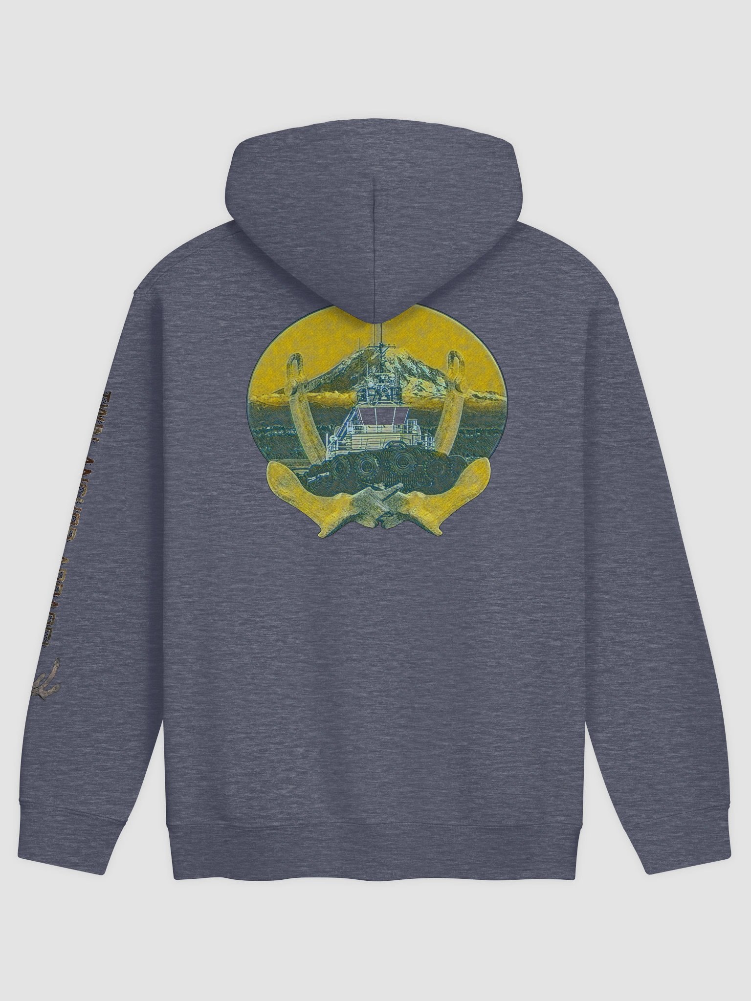 2 Anchor - Yellow Mt. Rainier & Tug Marshall Foss – Maritime Heritage | Twin Anchor Apparel AB Watch Line product image (1)