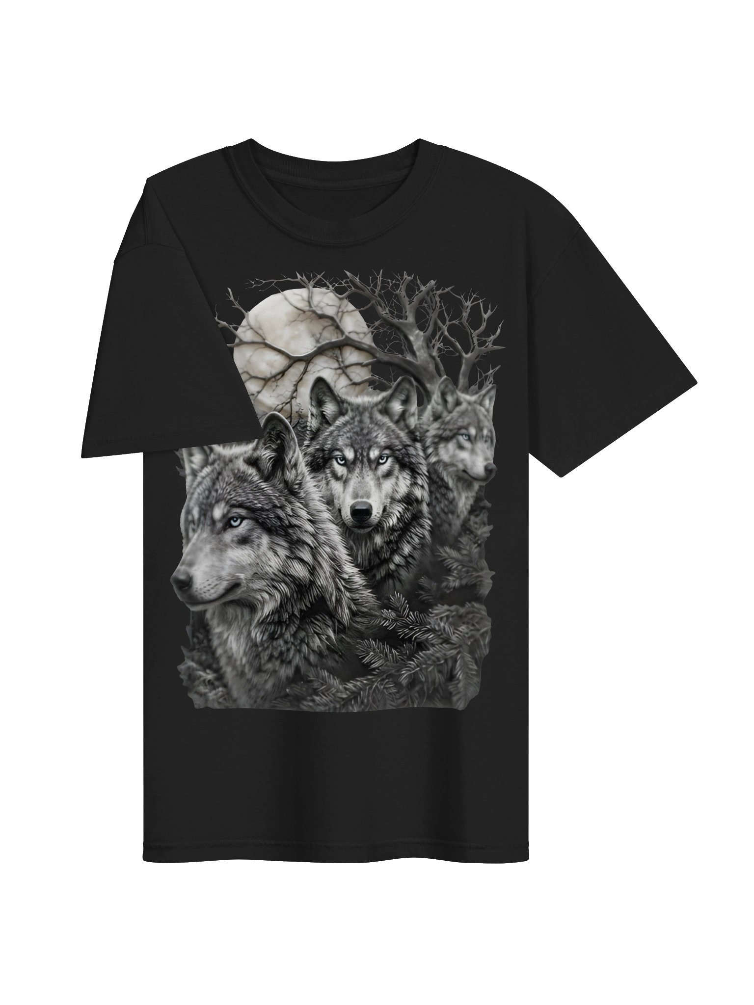 Moonlit Wolves Graphic Tee product image (3)