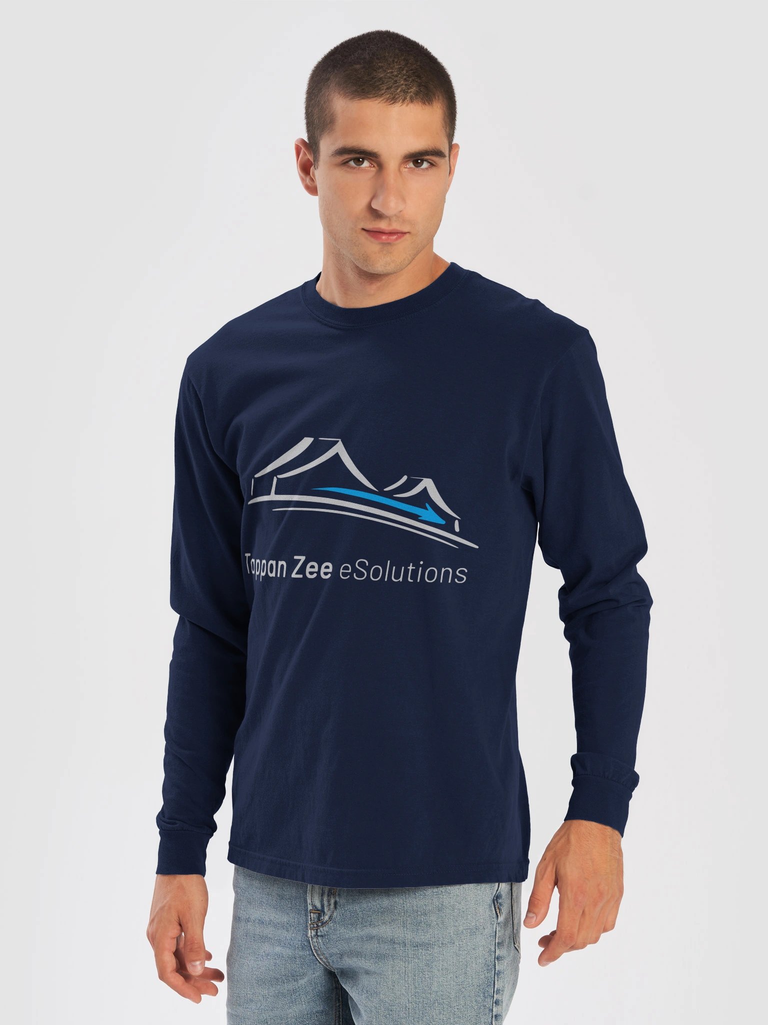 Tappan Zee eSolutions Logo Long Sleeve Tee product image (5)