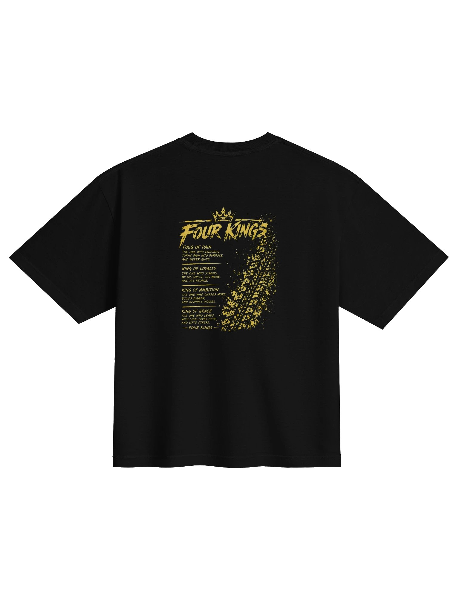 FOUR KINGS Women's Heavyweight Boxy Tee product image (5)