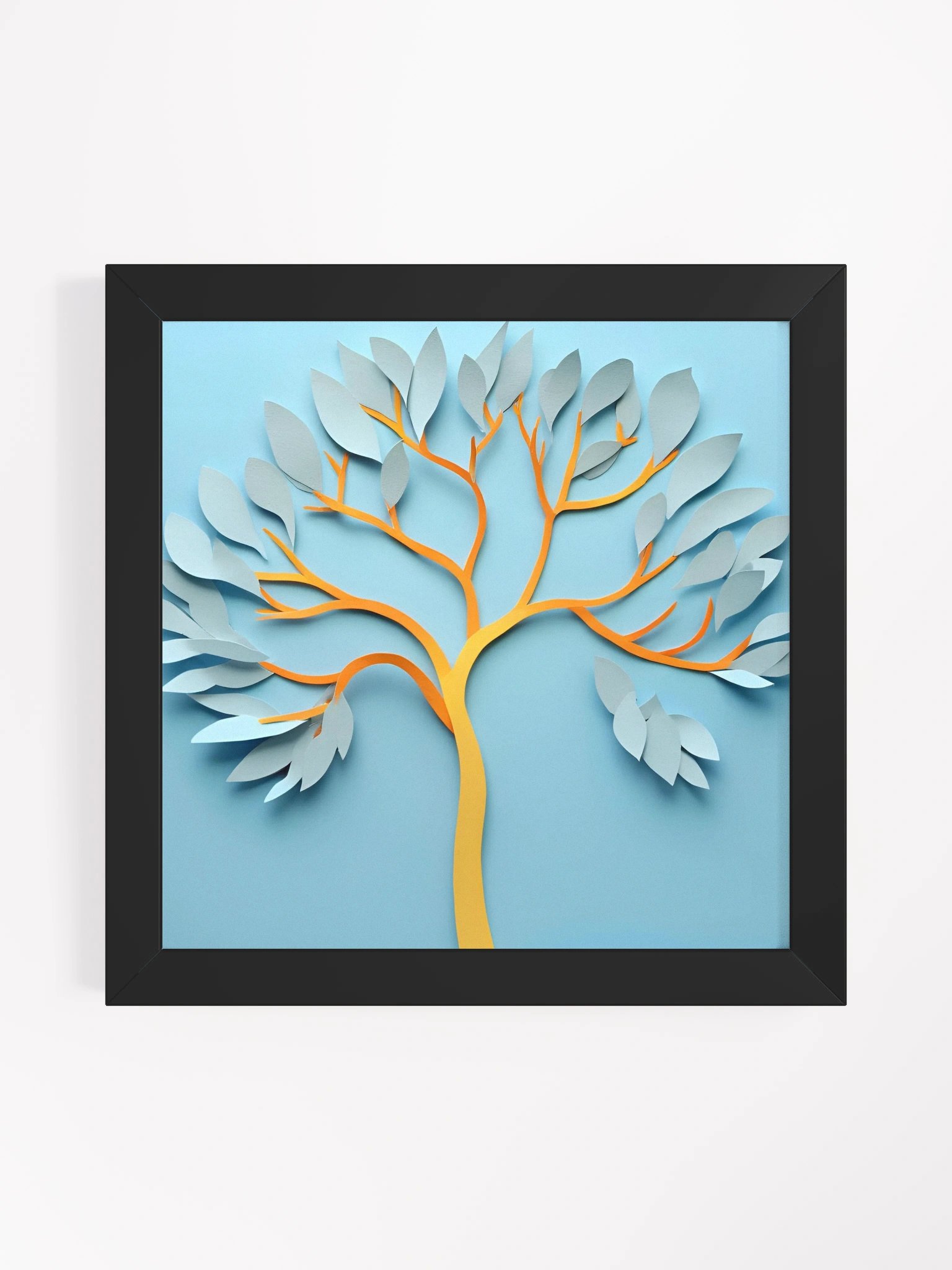 Whimsical Tree Silhouette Framed Poster product image (4)