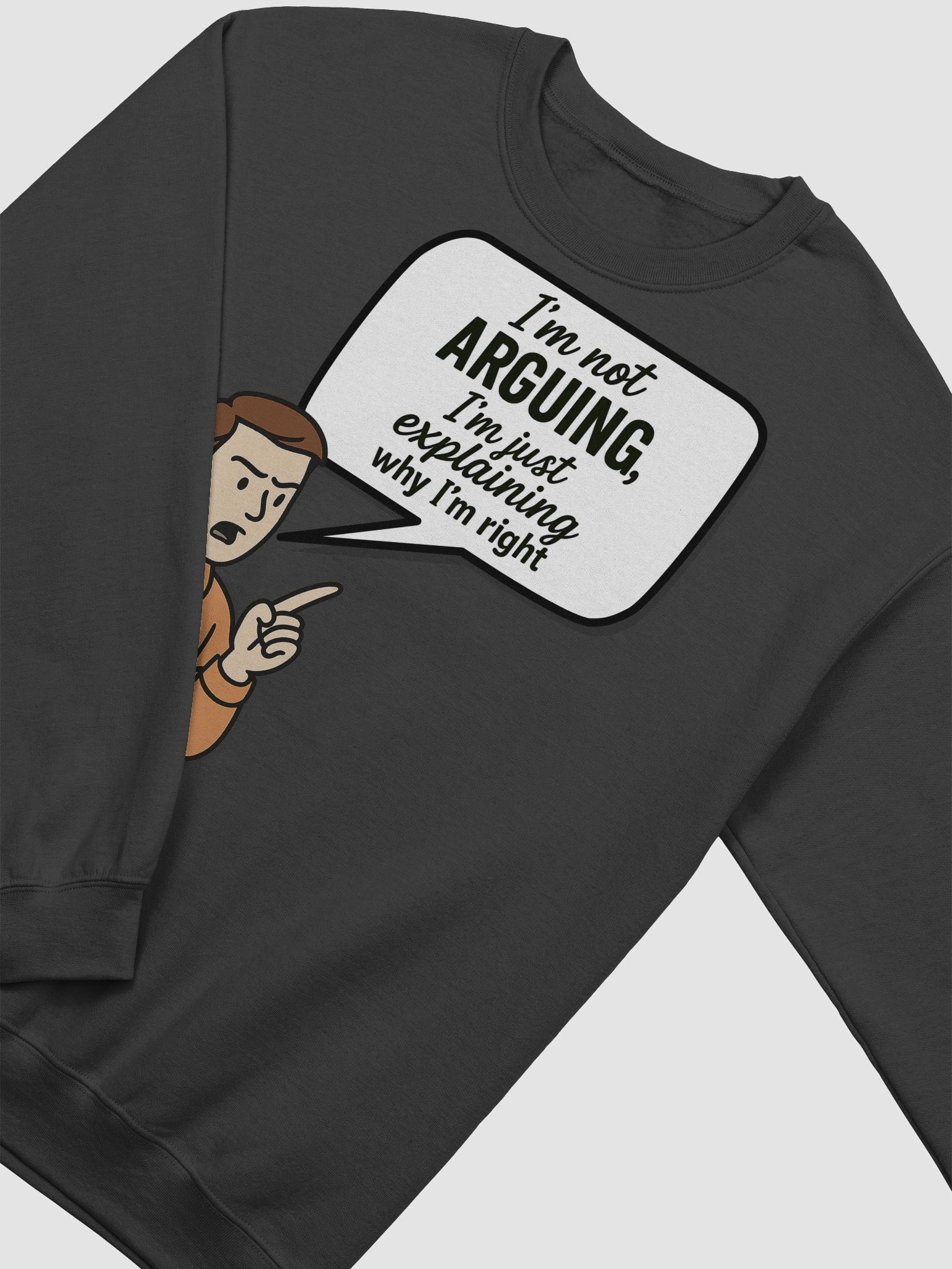 I'm not Arguing (Male) Gildan Classic Crewneck Sweatshirt Dark Colors product image (18)