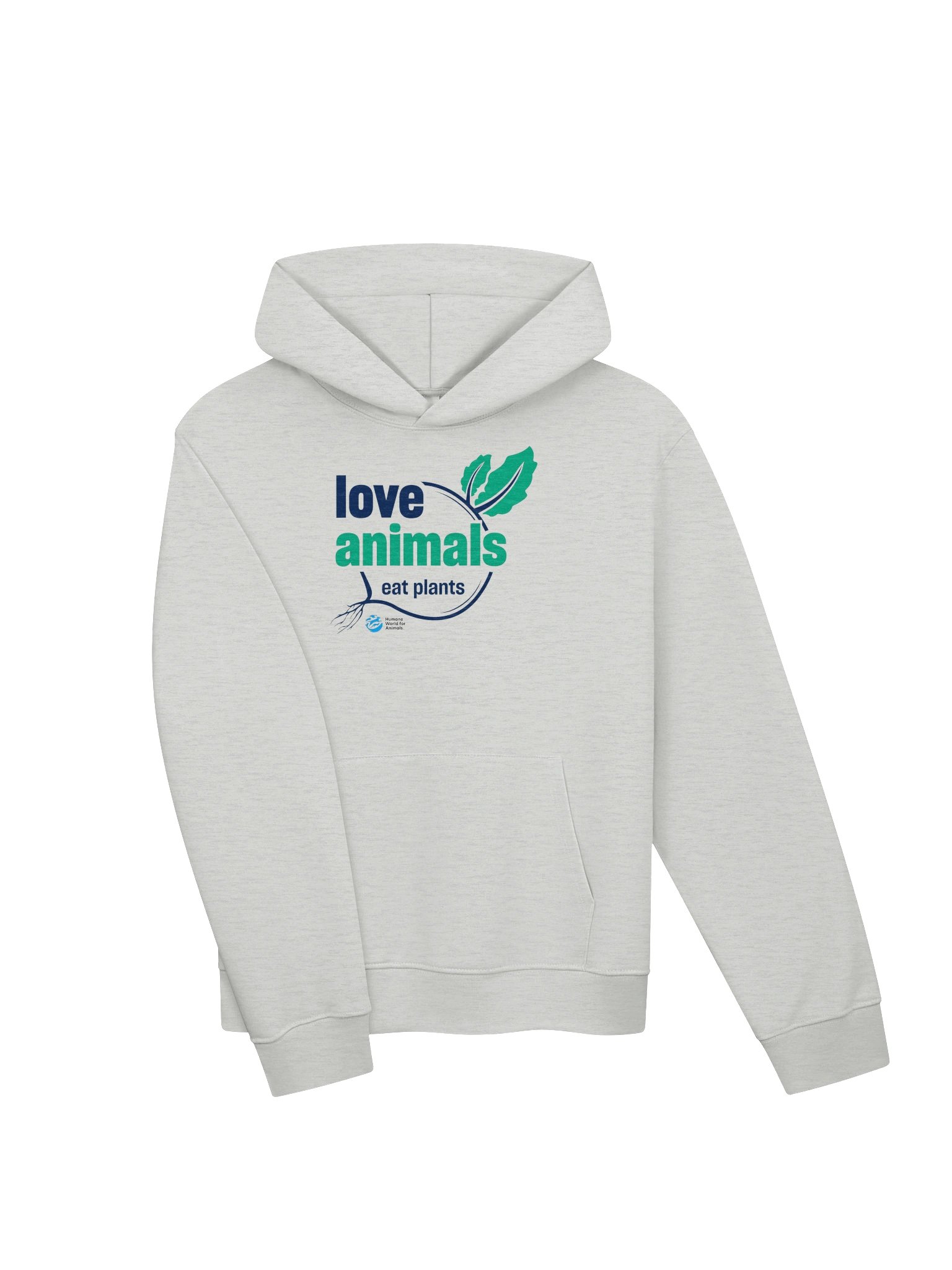 Love animals, eat plants - Hoodie product image (3)