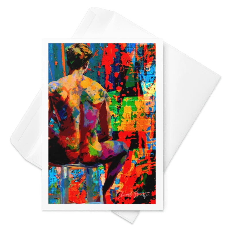 The Painted Wall by Edward Martin Card product image (1)