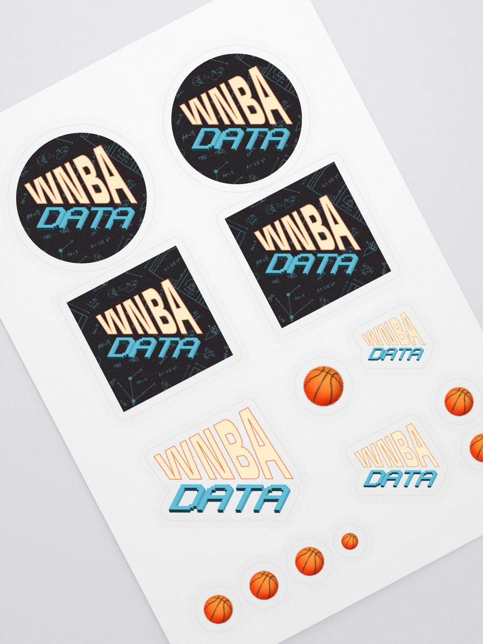 WNBADATA Sticker Sheet product image (1)