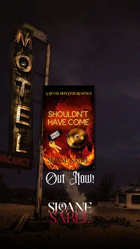 Shouldn't Have Come is for the queer witches and outcasts who never belonged before.
Come for the romance and bl00dshed, stay...